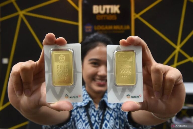 Harga Emas Antam Lompat Tinggi di Akhir Pekan, Tembus Rp 1.927.000/gram