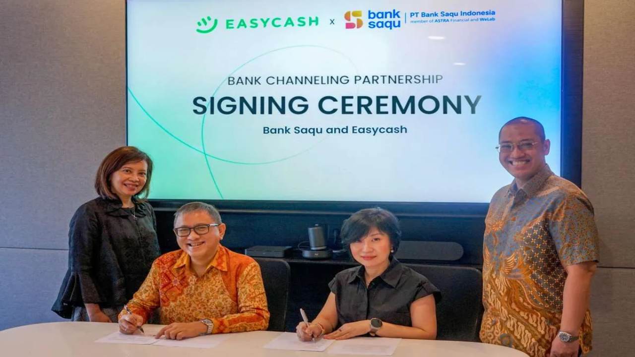 Easycash dan Bank Saqu Perluas Akses Pembiayaan untuk Segmen Produktif Indonesia