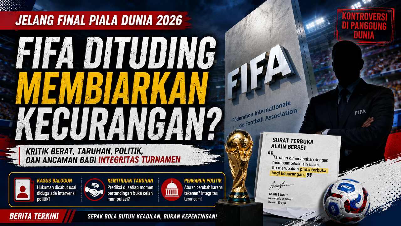 Jelang Final Piala Dunia 2026, FIFA Diterpa Tudingan Kecurangan dan Tekanan Politik