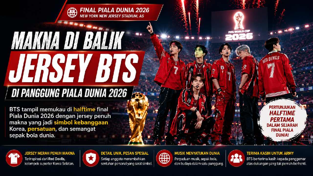 Makna Jersey BTS di Panggung Piala Dunia 2026, Simbol Persatuan Musik, Sepak Bola, dan Kebanggaan Korea