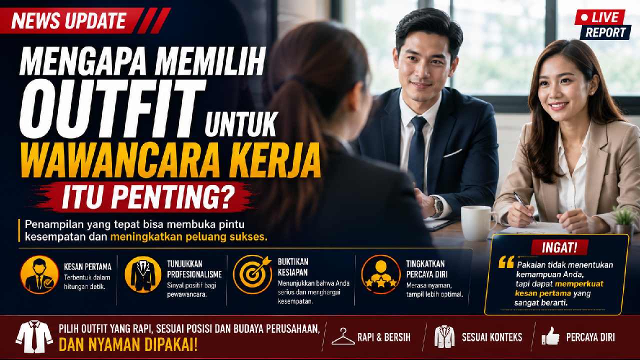 Mengapa Memilih Outfit untuk Wawancara Kerja Itu Penting? Ini Penjelasannya