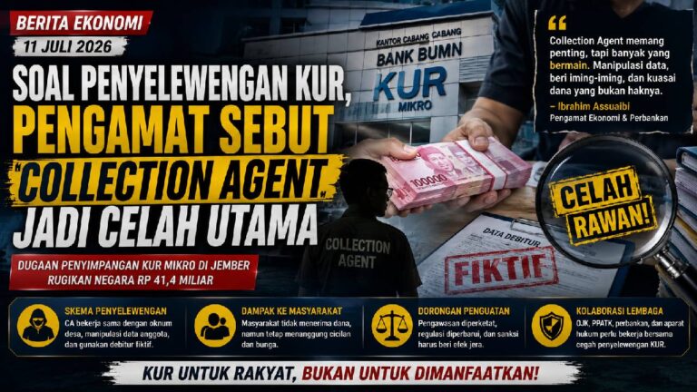 Pengamat Soroti Celah Penyaluran KUR, Collection Agent Dinilai Jadi Titik Paling Rawan
