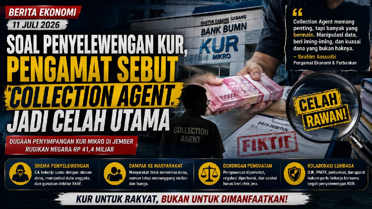 Pengamat Soroti Celah Penyaluran KUR, Collection Agent Dinilai Jadi Titik Paling Rawan
