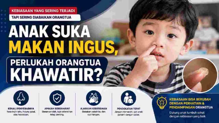 Anak Suka Makan Ingus, Perlukah Orangtua Khawatir dengan Kebiasaan Ini?