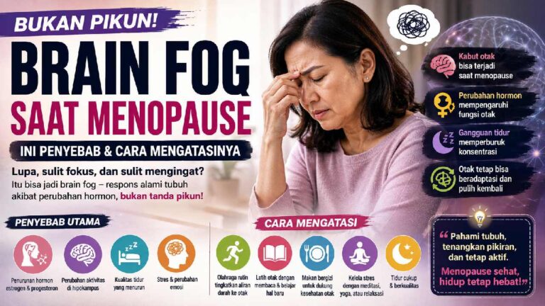 Brain Fog Saat Menopause Bukan Pikun, Kenali Penyebab dan Cara Mengatasinya