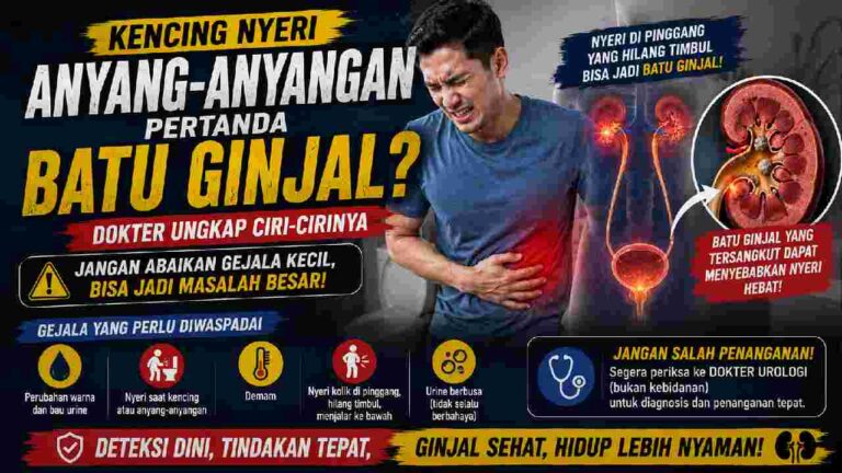 Kencing Nyeri dan Anyang-anyangan, Benarkah Tanda Batu Ginjal?