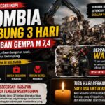Kolombia Berkabung Tiga Hari, Harapan Masih Dicari di Reruntuhan Gempa