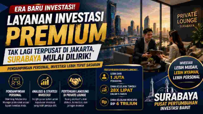 Layanan Investasi Premium Mulai Bergeser, Surabaya Jadi Pasar Baru Menjanjikan
