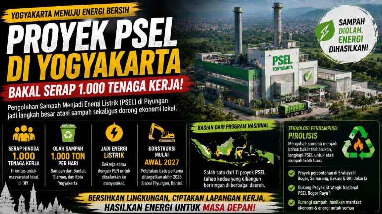 Proyek PSEL Yogyakarta Siap Serap 1.000 Pekerja Lokal dan Ubah Sampah Menjadi Energi
