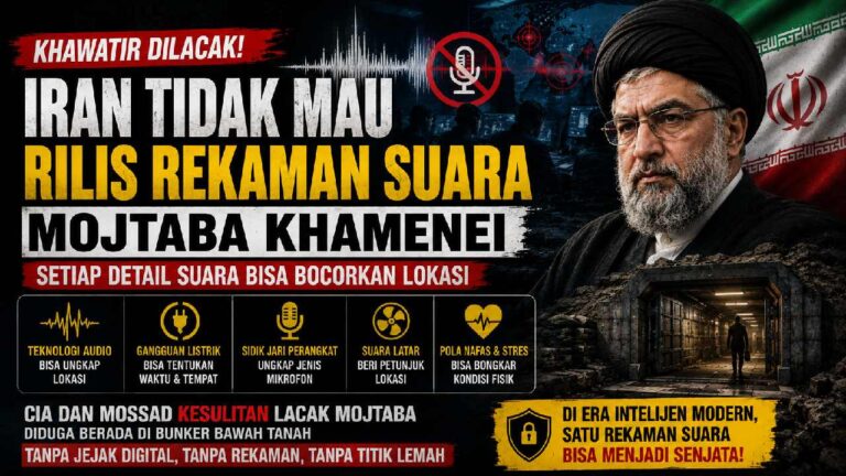 Takut Dilacak, Iran Tak Mau Rilis Rekaman Suara Mojtaba Khamenei