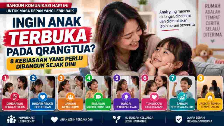 8 Kebiasaan agar Anak Terbuka dan Nyaman Bercerita kepada Orangtua