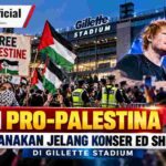 Aksi Pro-Palestina Direncanakan Jelang Konser Ed Sheeran di Gillette Stadium