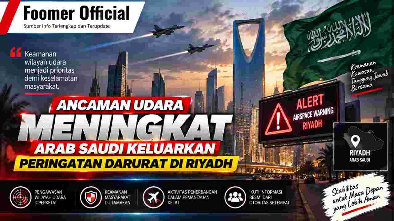 Ancaman Udara Meningkat, Arab Saudi Keluarkan Peringatan Darurat di Riyadh