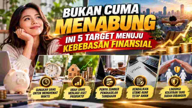 Bukan Cuma Menabung, Ini 5 Target Menuju Kebebasan Finansial