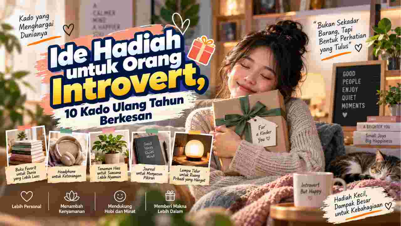 Ide Hadiah untuk Orang Introvert, 10 Kado Ulang Tahun Berkesan