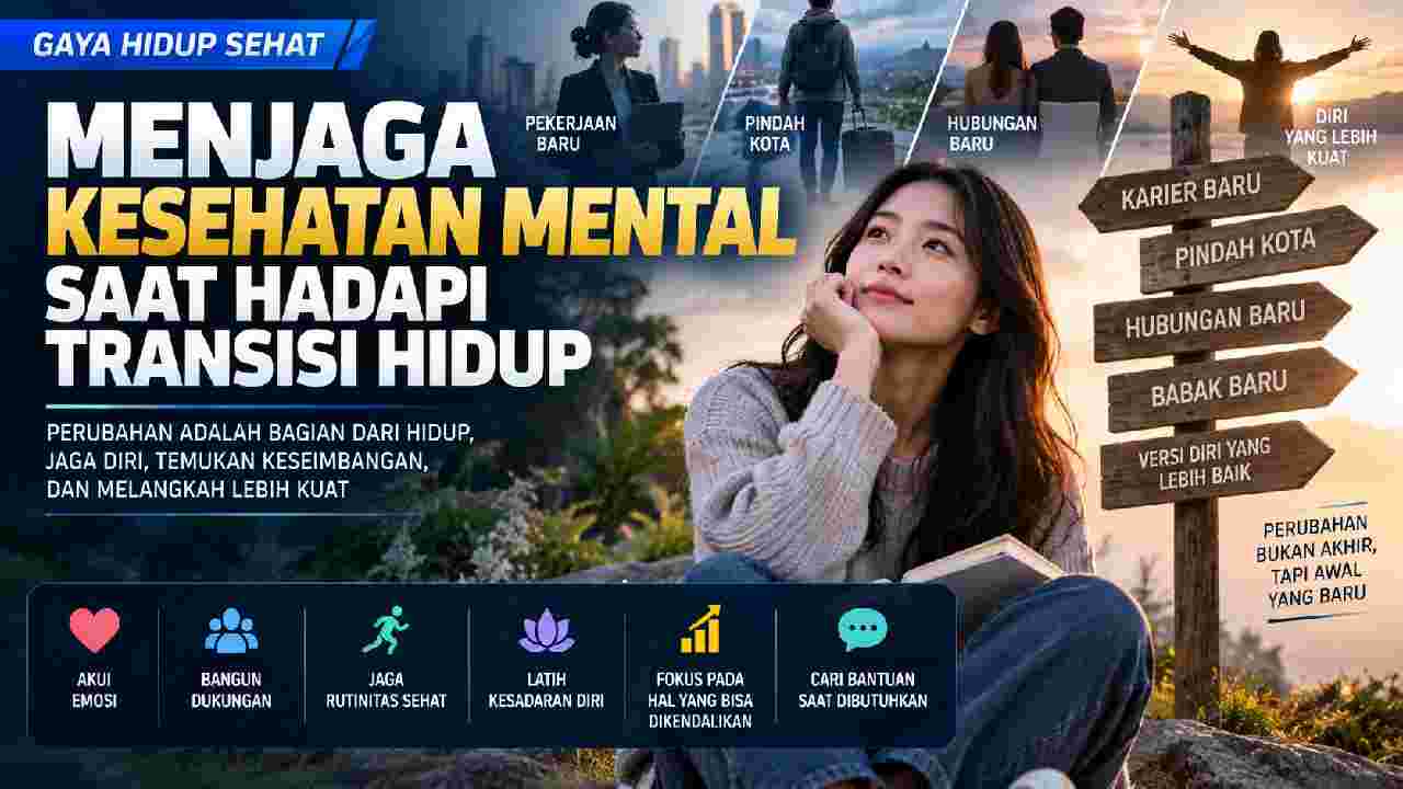 Menjaga Kesehatan Mental Saat Hidup Berubah dan Terasa Tidak Pasti
