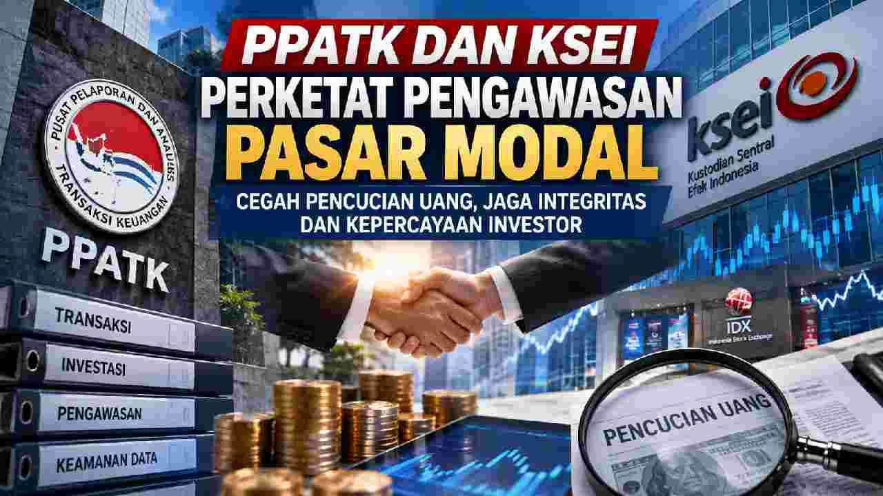PPATK dan KSEI Perketat Pengawasan, Jaga Pasar Modal dari Pencucian Uang