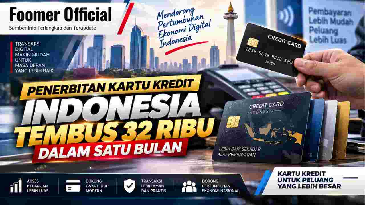 Penerbitan Kartu Kredit Indonesia Tembus 32 Ribu dalam Satu Bulan