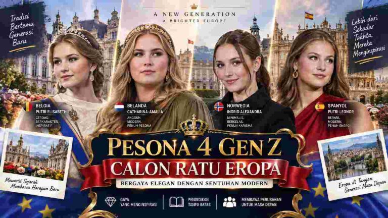Pesona Empat Gen Z Calon Ratu Eropa, Elegan dengan Sentuhan Modern