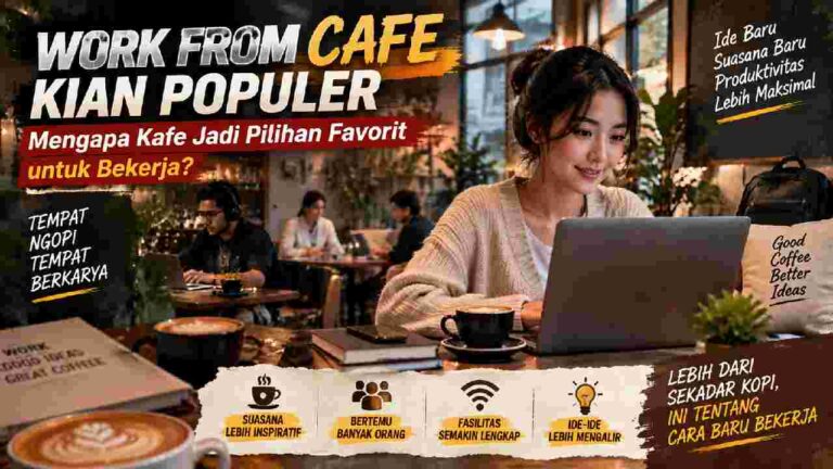 Work from Cafe Makin Populer, Tren Baru Bekerja dengan Suasana Lebih Fleksibel