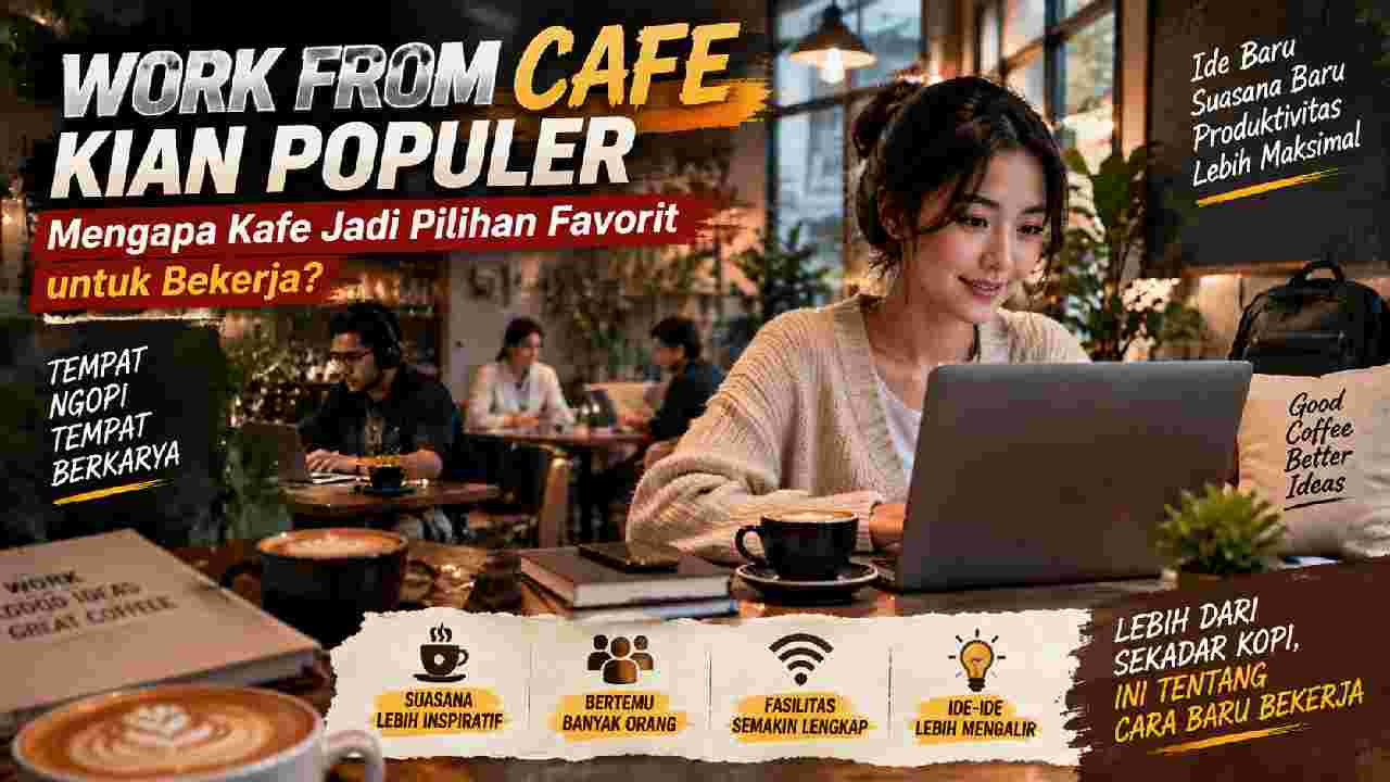Work from Cafe Makin Populer, Tren Baru Bekerja dengan Suasana Lebih Fleksibel