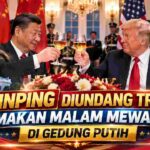Xi Jinping Hadiri Jamuan Makan Malam Mewah Trump di Gedung Putih