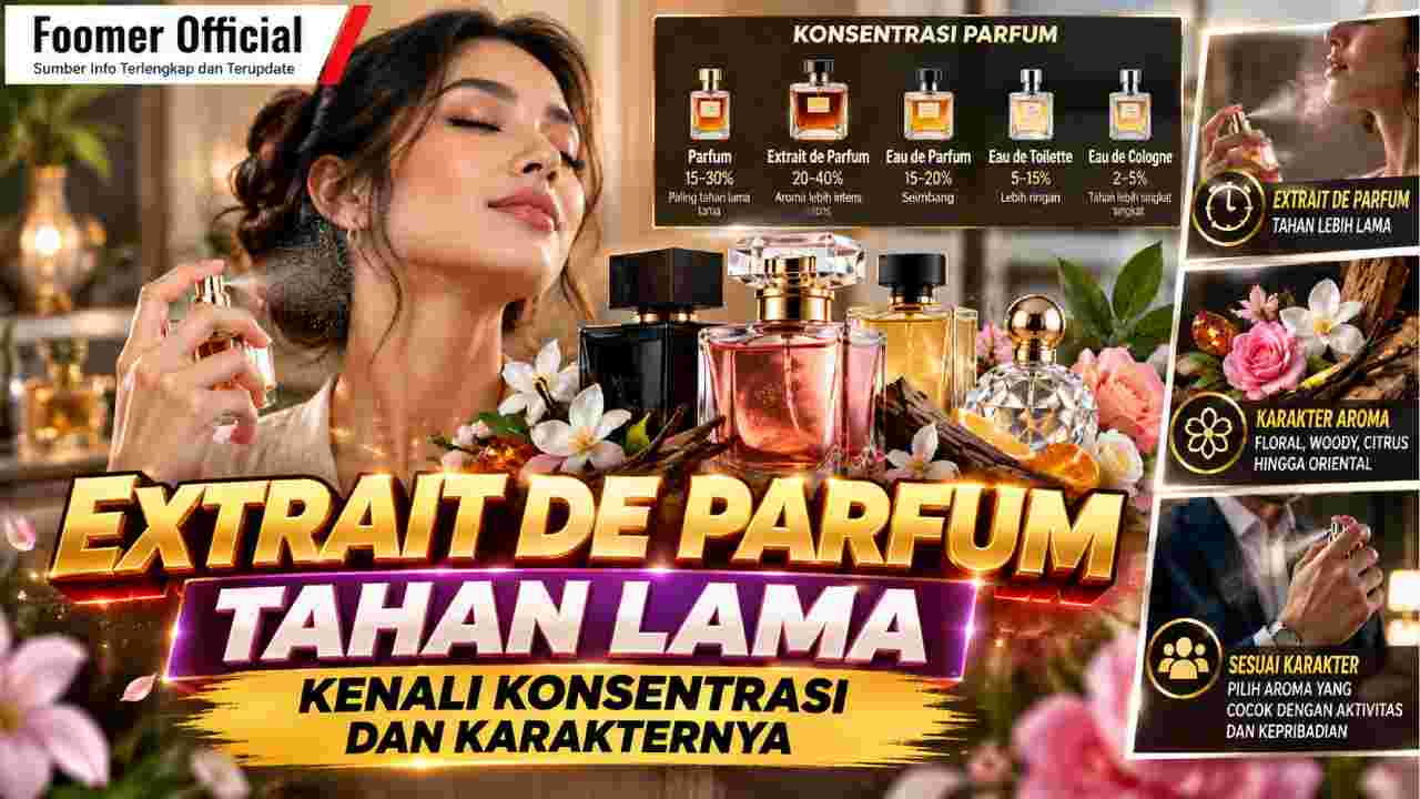 Extrait de Parfum Tahan Lama, Kenali Konsentrasi dan Karakternya