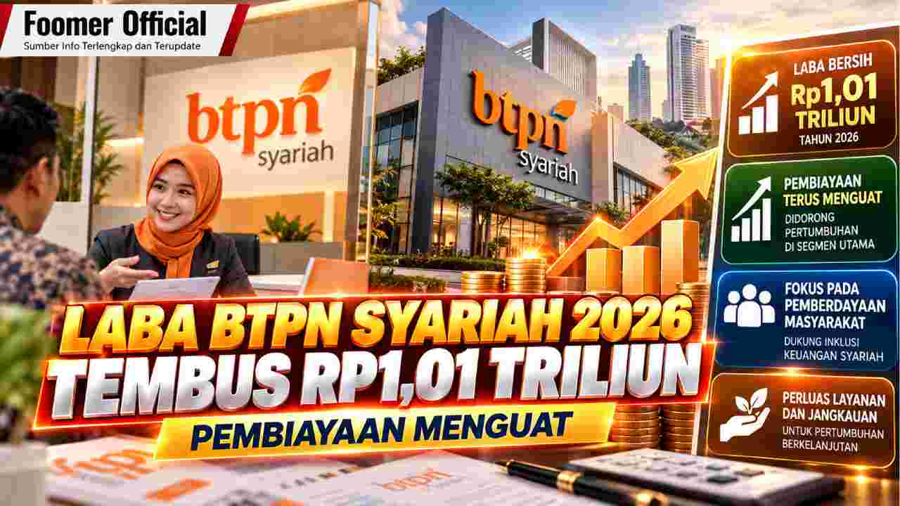 Laba BTPN Syariah 2026 Tembus Rp1,01 Triliun, Pembiayaan Menguat