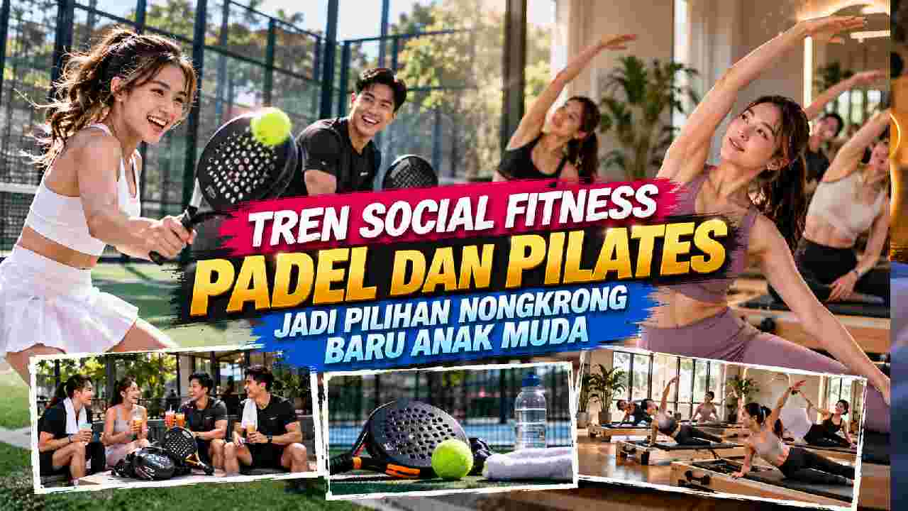 Social Fitness Jadi Tren Baru, Padel dan Pilates Ubah Cara Anak Muda Nongkrong