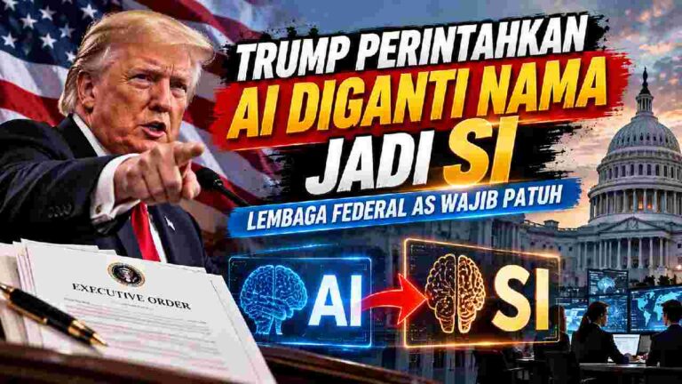 Trump Ubah Istilah AI Menjadi SI, Pemerintah AS Mulai Terapkan Nama Baru